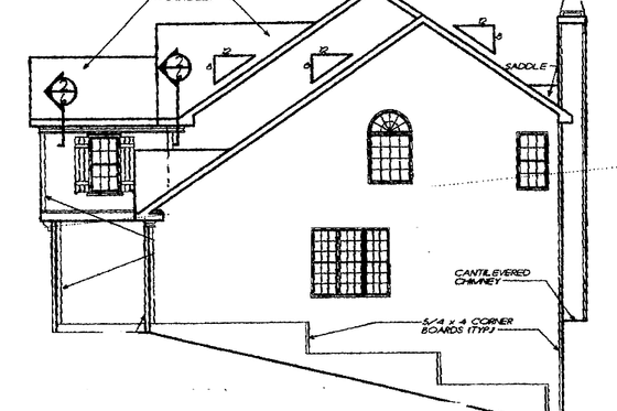 Exterior - Other Elevation for Traditional House Plan #927-579 - 4 bed, 3 bath