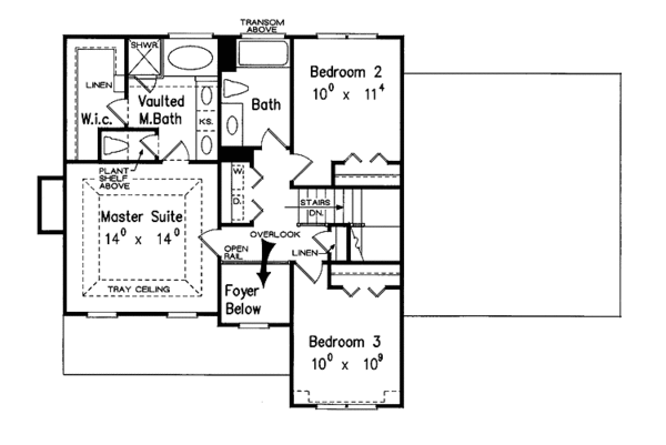 House Plan Design - Country Floor Plan - Upper Floor Plan #927-782