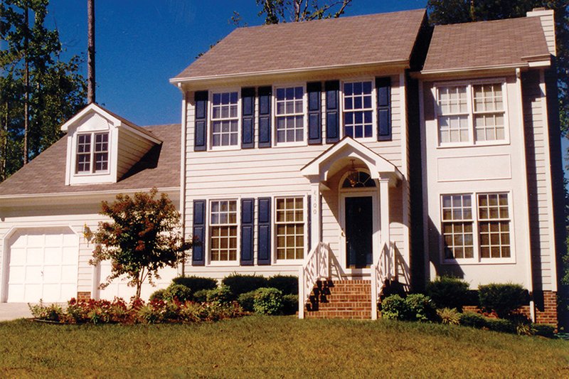 House Plan Design - Exterior - Front Elevation 3 for Colonial House Plan #1053-66 - 3 bed, 2.5 bath