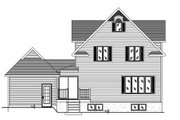 Country Style House Plan - 3 Beds 1.5 Baths 1461 Sq/Ft Plan #138-242 