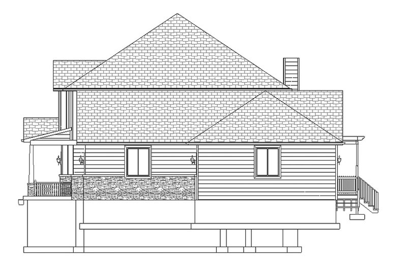 Dream House Plan - Exterior - Other Elevation 3 for Traditional House Plan #1060-8 - 5 bed, 4 bath