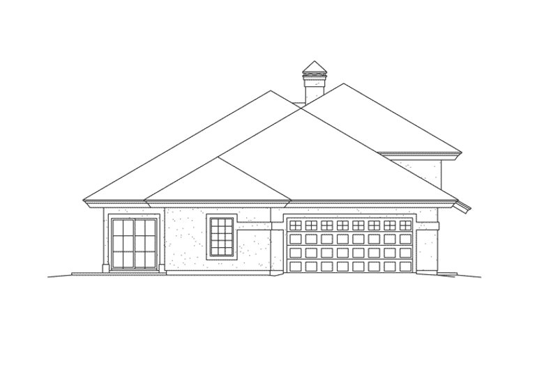 Dream House Plan - Exterior - Other Elevation for Mediterranean House Plan #57-687 - 3 bed, 2.5 bath