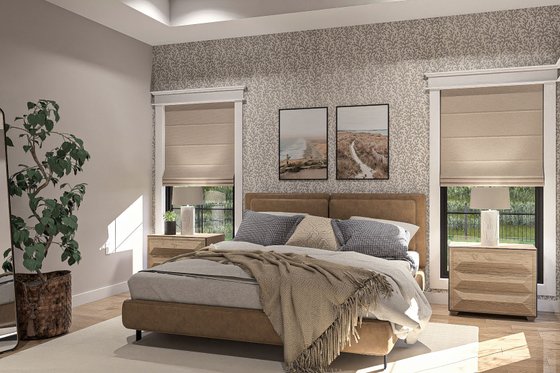 Interior - Master Bedroom for Modern House Plan #455-398 - 4 bed, 4.5 bath