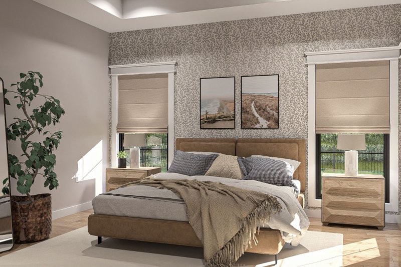 House Design - Interior - Master Bedroom for Modern House Plan #455-398 - 4 bed, 4.5 bath