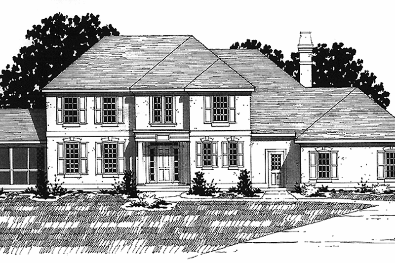 House Design - European Exterior - Front Elevation Plan #320-1439