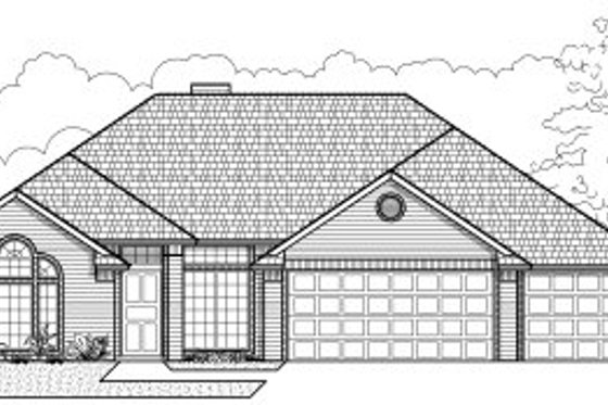 Exterior - Front Elevation for Traditional House Plan #65-238 - 4 bed, 2 bath