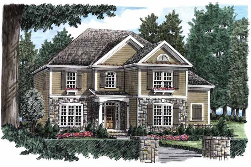 Home Plan - Country Exterior - Front Elevation Plan #927-842
