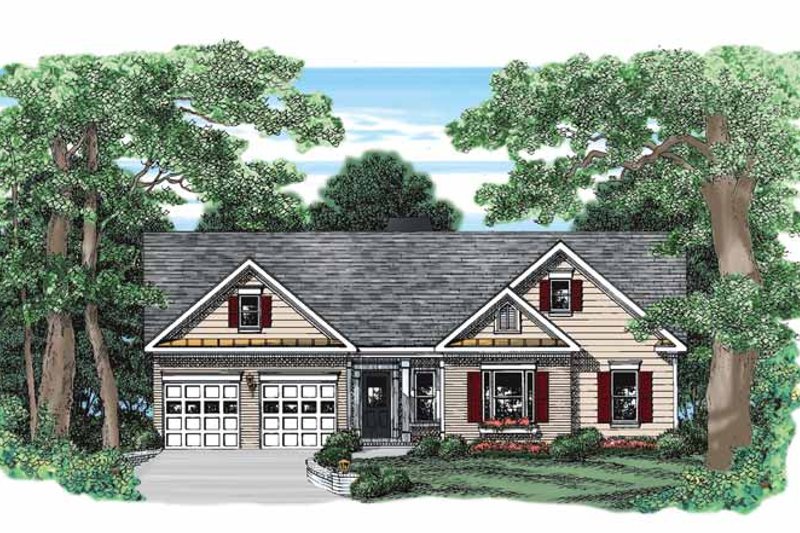 Home Plan - Ranch Exterior - Front Elevation Plan #927-394