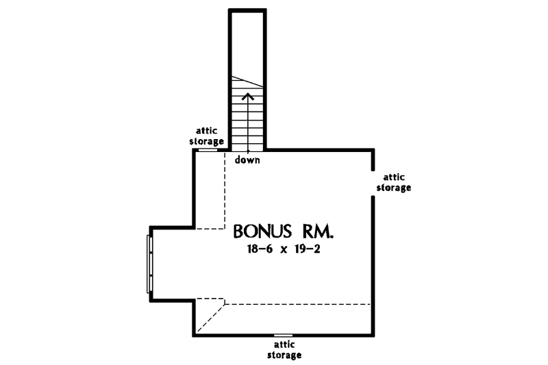 House Plan Design - Floor Plan - Other Floor for Country House Plan #929-786 - 3 bed, 2 bath