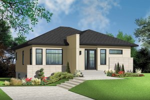 Contemporary Exterior - Front Elevation Plan #23-2572