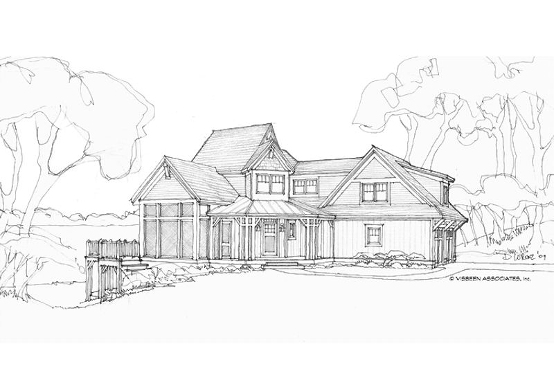 Home Plan - Exterior - Front Elevation 3 for Craftsman House Plan #928-219 - 3 bed, 3 bath