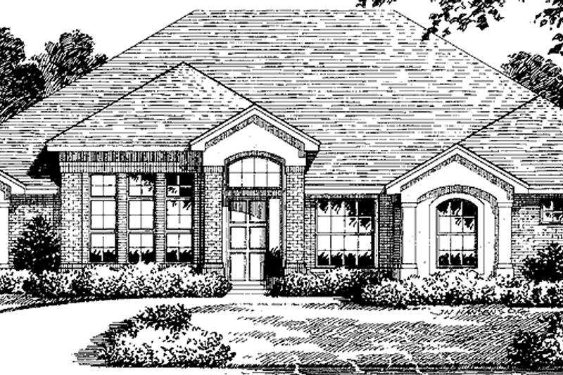House Plan Design - Traditional Exterior - Front Elevation Plan #999-10