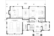 Contemporary Style House Plan - 3 Beds 3.5 Baths 3803 Sq/Ft Plan #1101-48 Floor 