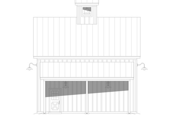 Exterior - Other Elevation for Traditional House Plan #932-746, 0 bath