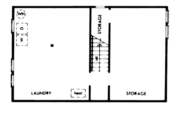 Home Plan - Prairie Floor Plan - Lower Floor Plan #320-1226