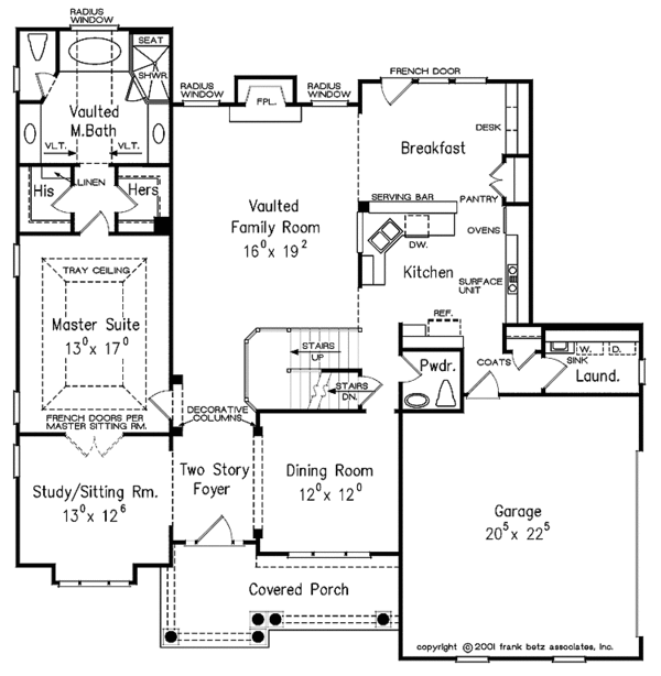 Architectural House Design - Country Floor Plan - Main Floor Plan #927-626