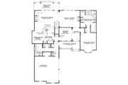 Traditional Style House Plan - 4 Beds 2.5 Baths 2886 Sq/Ft Plan #17-3164 