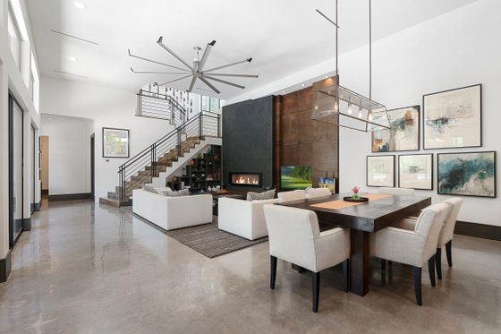 Interior - Family Room for Prairie House Plan #935-23 - 3 bed, 3.5 bath