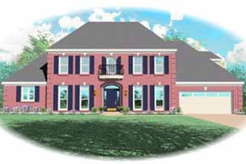 Traditional Style House Plan - 4 Beds 4 Baths 3118 Sq/Ft Plan #81-352