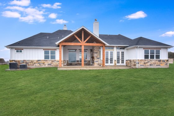 Exterior - Rear Elevation for Craftsman House Plan #430-179 - 5 bed, 3.5 bath