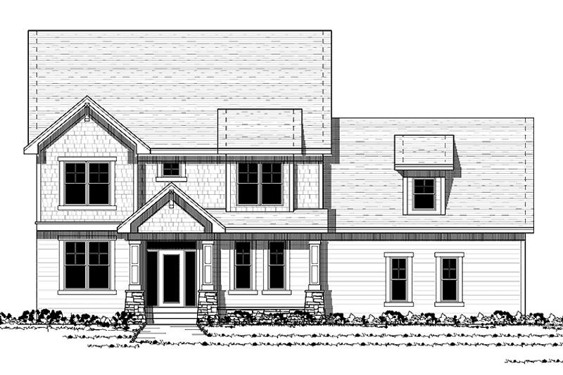 Dream House Plan - Exterior - Front Elevation 3 for European House Plan #51-628 - 3 bed, 2.5 bath