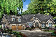 European Style House Plan - 4 Beds 3 Baths 2352 Sq/Ft Plan #929-1003 