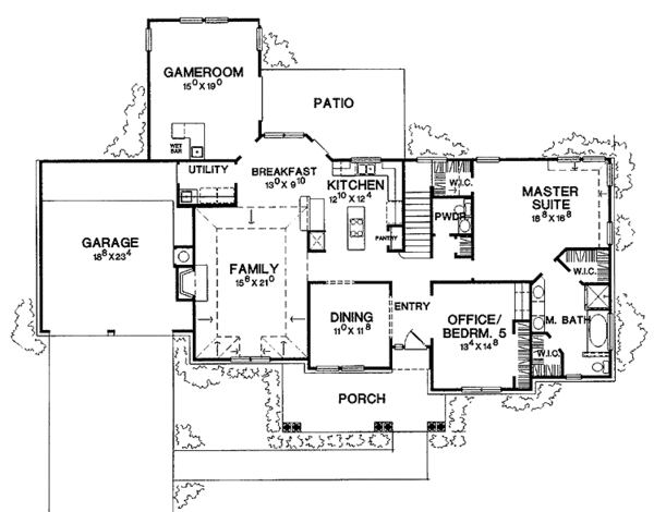 Home Plan - Country Floor Plan - Main Floor Plan #472-232