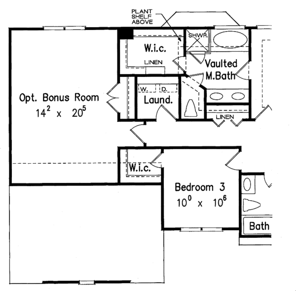 Dream House Plan - Colonial Floor Plan - Other Floor Plan #927-92