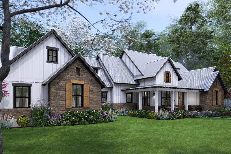 House Design - Exterior - Other Elevation 13 for Cottage House Plan #120-290 - 4 bed, 3.5 bath