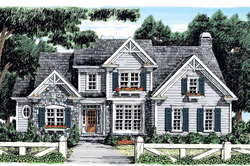 Home Plan - Exterior - Front Elevation 6 for Country House Plan #927-878 - 4 bed, 2.5 bath