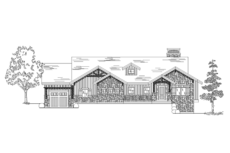Dream House Plan - Exterior - Front Elevation 3 for Craftsman House Plan #945-88 - 2 bed, 2.5 bath