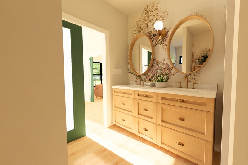 House Plan Design - Interior - Master Bathroom for Farmhouse House Plan #126-271 - 3 bed, 2 bath