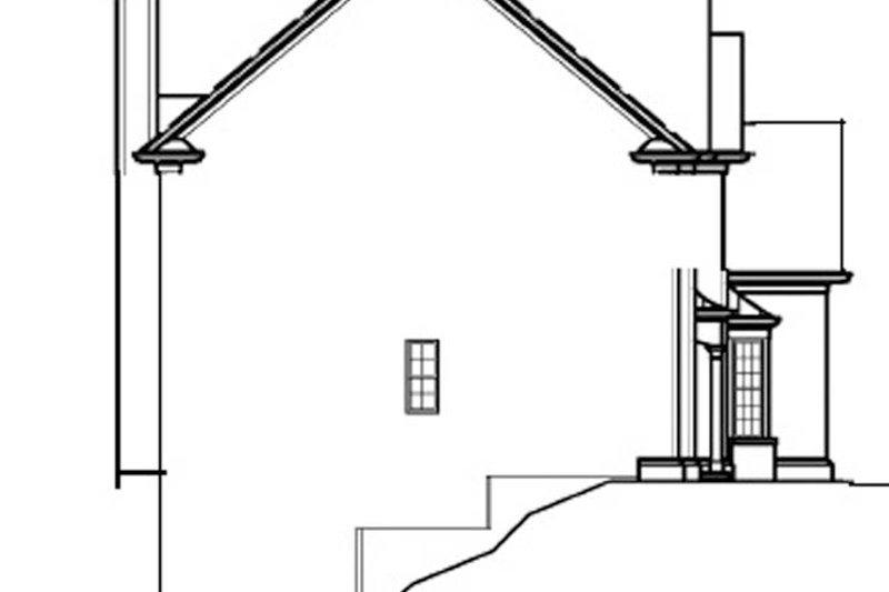 Home Plan - Exterior - Other Elevation 1 for Country House Plan #54-180 - 4 bed, 2.5 bath
