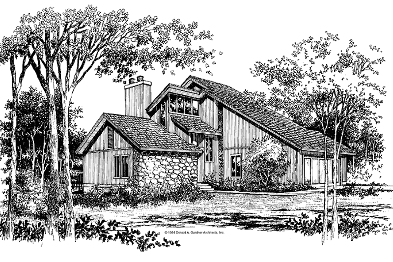 House Plan Design - Contemporary Exterior - Front Elevation Plan #929-70