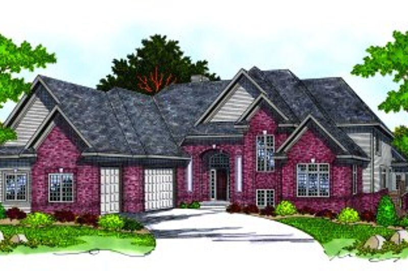 Home Plan - Traditional Exterior - Front Elevation Plan #70-539