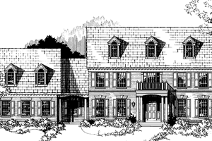 House Plan Design - Colonial Exterior - Front Elevation Plan #953-60