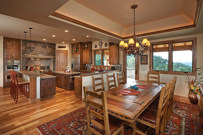 Architectural House Design - Interior - Dining Room for Craftsman House Plan #942-30 - 4 bed, 4.5 bath