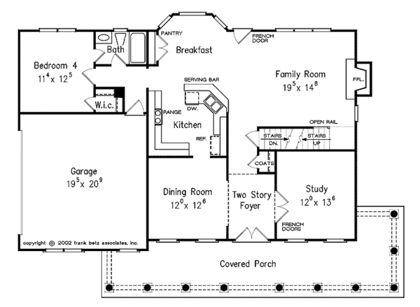Architectural House Design - Classical Floor Plan - Main Floor Plan #927-865