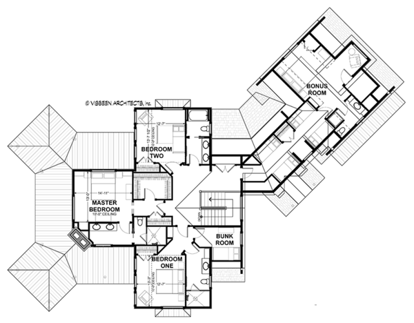 Architectural House Design - Country Floor Plan - Upper Floor Plan #928-290