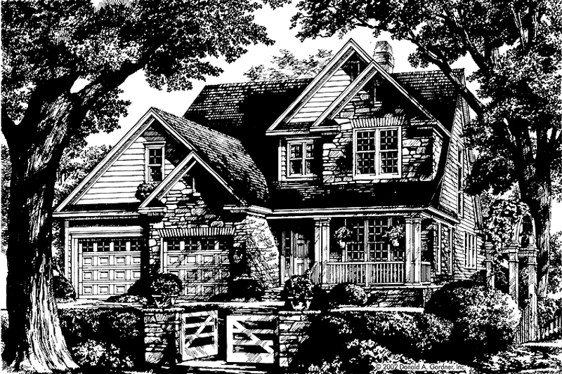 House Plan Design - Country Exterior - Front Elevation Plan #929-661