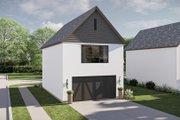 Modern Style House Plan - 1 Beds 1 Baths 896 Sq/Ft Plan #455-676 Exterior 