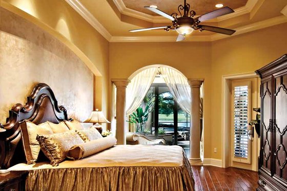 Interior - Master Bedroom 1 for Mediterranean House Plan #930-440 - 5 bed, 5.5 bath