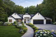 Craftsman Style House Plan - 4 Beds 2.5 Baths 2381 Sq/Ft Plan #1111-44 Exterior 