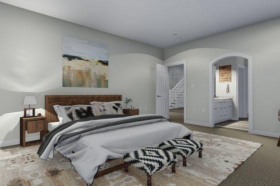 Interior - Master Bedroom 3 for Traditional House Plan #1060-69 - 5 bed, 4.5 bath