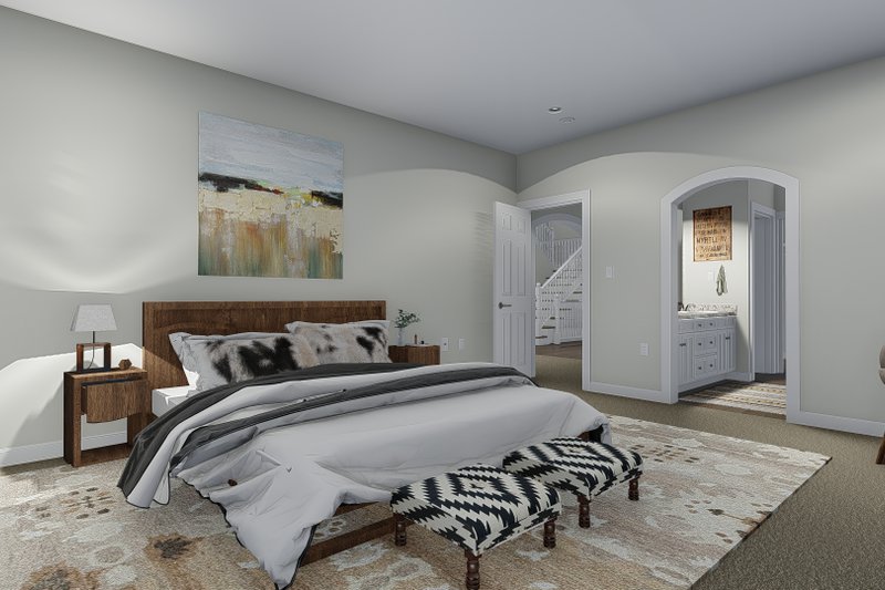 Architectural House Design - Interior - Master Bedroom 3 for Traditional House Plan #1060-69 - 5 bed, 4.5 bath
