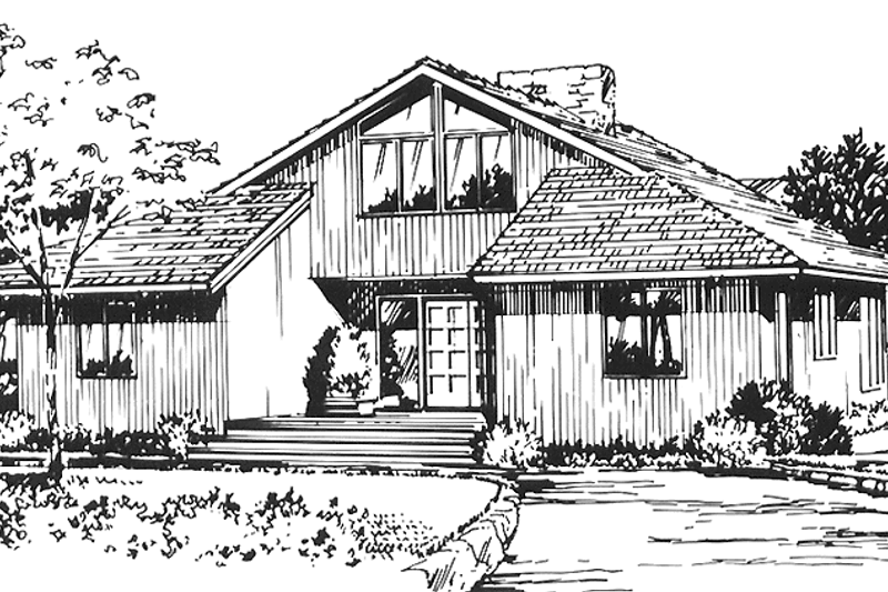 House Plan Design - Craftsman Exterior - Front Elevation Plan #320-1224