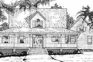 Country Exterior - Front Elevation Plan #36-351