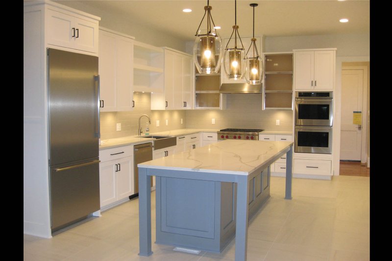 House Blueprint - Interior - Kitchen for Contemporary House Plan #1054-32 - 5 bed, 6.5 bath