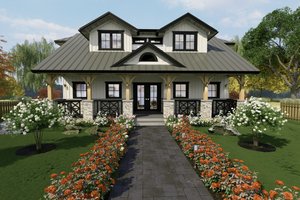 Farmhouse Exterior - Front Elevation Plan #1101-14