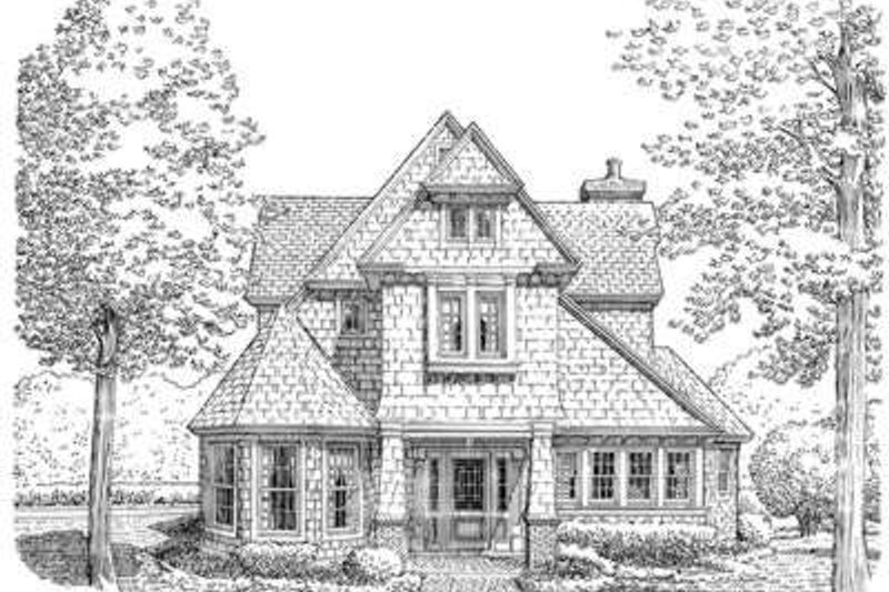 Home Plan - Cottage Exterior - Front Elevation Plan #410-186